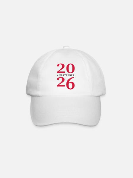Aufsteiger 2026 Aufstieg - Baseballkappe - Weiß/Weiß