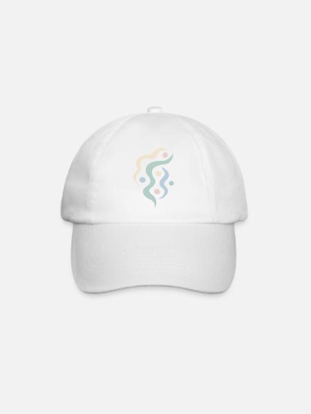 yoga-design_12 - Baseballkappe - Weiß/Weiß