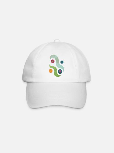 yoga-design_46 - Baseballkappe - Weiß/Weiß