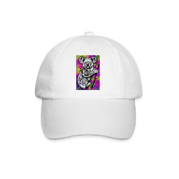 Koala - Baseballkappe - Weiß/Weiß - Vorne