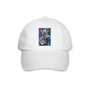 Koala - Baseballkappe - Weiß/Weiß - Vorne