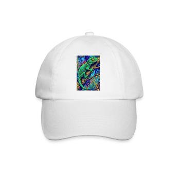 Gecko - Baseballkappe - Weiß/Weiß - Vorne