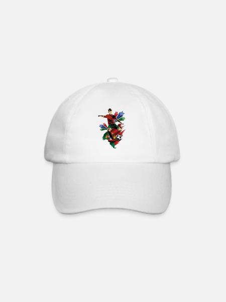 Portugal - Portugal - Flaggen - Baseballkappe - Weiß/Weiß