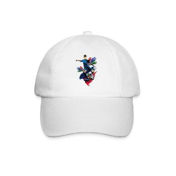 Haiti - Haiti - Flaggen - Baseballkappe - Weiß/Weiß - Vorne