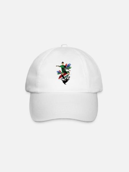 Irak – Irak – Flaggen - Baseballkappe - Weiß/Weiß