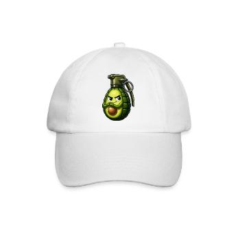 Avocado Granate Aggro - Baseballkappe - Weiß/Weiß - Vorne