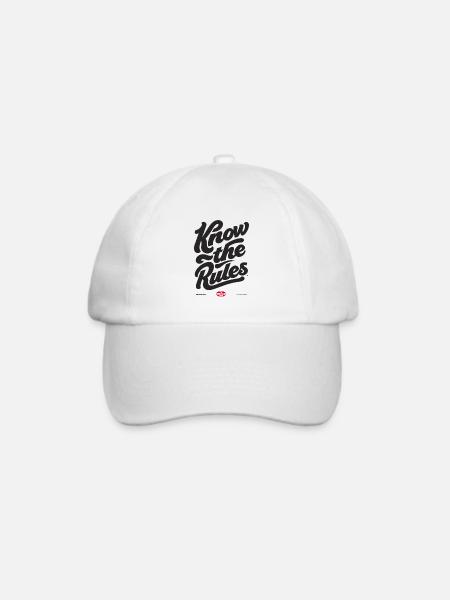 Know the Rules - Baseballkappe - Weiß/Weiß