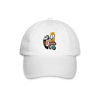 minimalist - Baseballkappe - Weiß/Weiß - Vorne