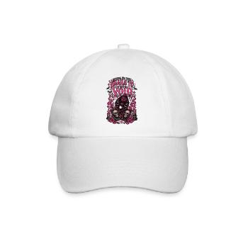 E-Mails an die Leere Tarot Neon Pink - Baseballkappe - Weiß/Weiß - Vorne