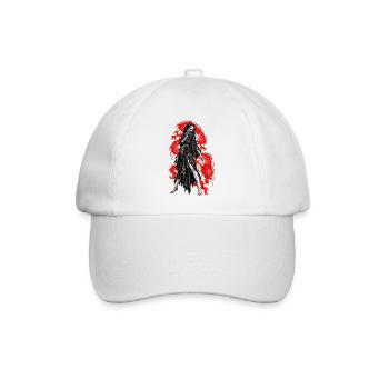 TODESGRUBE - Baseballkappe - Weiß/Weiß - Vorne