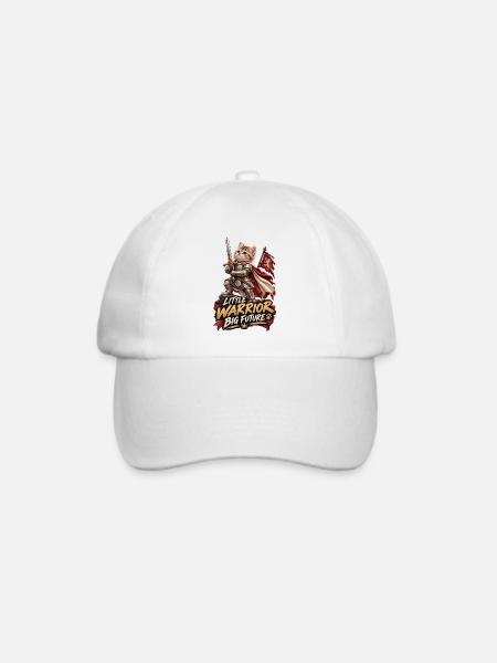 Knight Kitten – Kleiner Krieger - Baseballkappe - Weiß/Weiß
