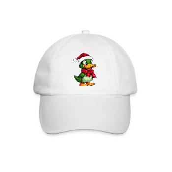 Weihnachten Entchen - Baseballkappe - Weiß/Weiß - Vorne