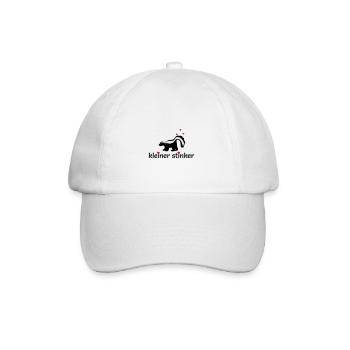kleines Stinktier mit herzen - Baseballkappe - Weiß/Weiß - Vorne