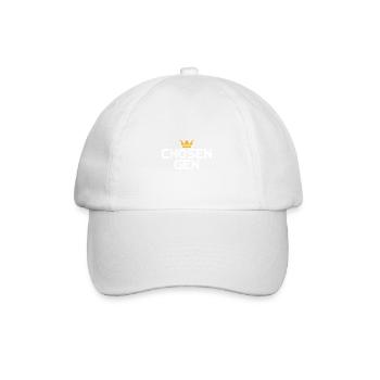 Auserwählte Generation Christlicher Gamer - Baseballkappe - Weiß/Weiß - Vorne