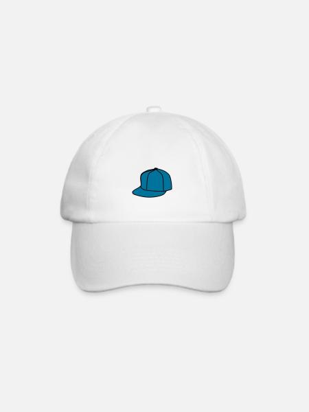 Cap - Baseballkappe - Weiß/Weiß