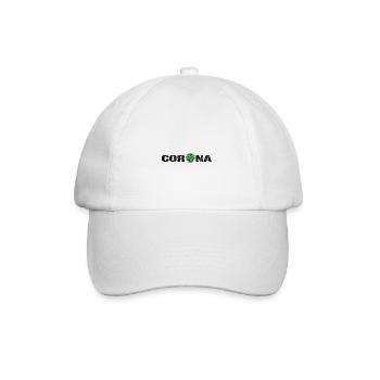 Corona - Baseballkappe - Weiß/Weiß - Vorne