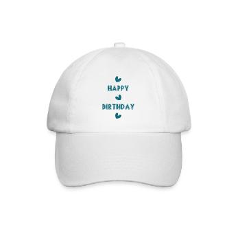 ALLES GUTE ZUM GEBURTSTAG!. ALLES GUTE ZUM GEBURTSTAG!. JAHRESTAG. - Baseballkappe - Weiß/Weiß - Vorne