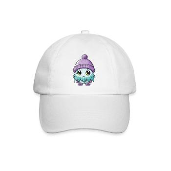 Winter Eskimo Baby Winterlich - Baseballkappe - Weiß/Weiß - Vorne