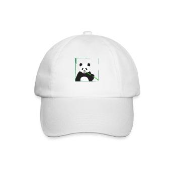 panda - Baseballkappe - Weiß/Weiß - Vorne