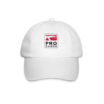 ProGamer - Baseballkappe - Weiß/Weiß - Vorne