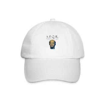 SPQR 1 gif - Baseballkappe - Weiß/Weiß - Vorne