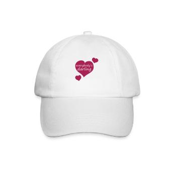 everybodys darling - Baseballkappe - Weiß/Weiß - Vorne