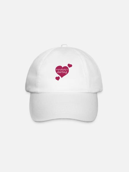 everybodys darling - Baseballkappe - Weiß/Weiß