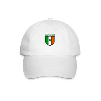 ireland hemblem - Baseballkappe - Weiß/Weiß - Vorne
