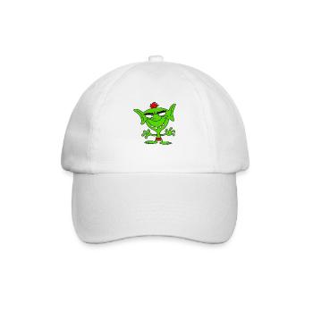 green goblin - Baseballkappe - Weiß/Weiß - Vorne