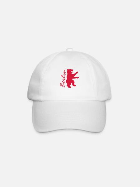 Cooles Hauptstadt Shirt - Baseballkappe - Weiß/Weiß