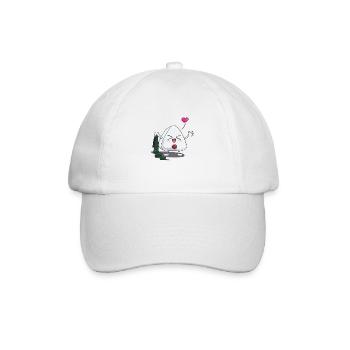 Onigirp - strip - Baseballkappe - Weiß/Weiß - Vorne