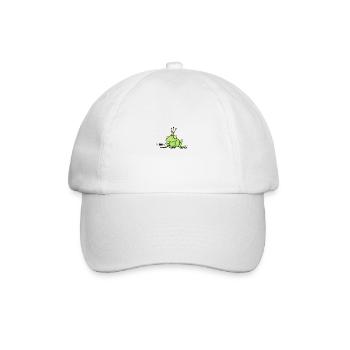 Froschkönig - Baseballkappe - Weiß/Weiß - Vorne