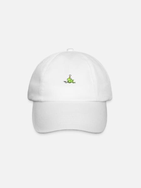 Froschkönig - Baseballkappe - Weiß/Weiß