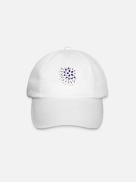 Penrose scatter - Baseballkappe - Weiß/Weiß