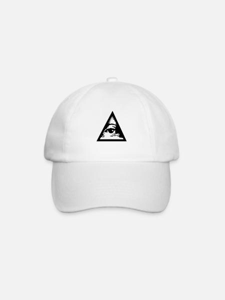Triangle - Baseballkappe - Weiß/Weiß