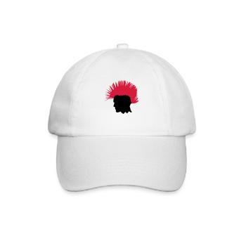 PUNK - Baseballkappe - Weiß/Weiß - Vorne