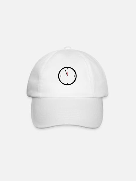 5 vor 12 - Baseballkappe - Weiß/Weiß