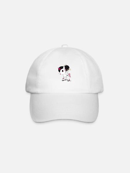 Unicorn - Licorne : Sakura - Baseballkappe - Weiß/Weiß