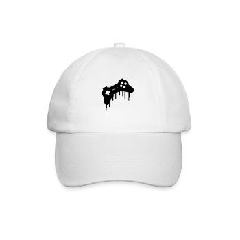 gamer - Baseballkappe - Weiß/Weiß - Vorne