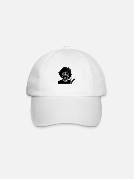 Happy Hippie - Baseballkappe - Weiß/Weiß