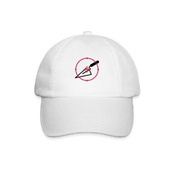 Fliesenleger / Bau / Fliesen / Maurer - Baseballkappe - Weiß/Weiß - Vorne