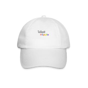 Teilzeit Hippie - Baseballkappe - Weiß/Weiß - Vorne