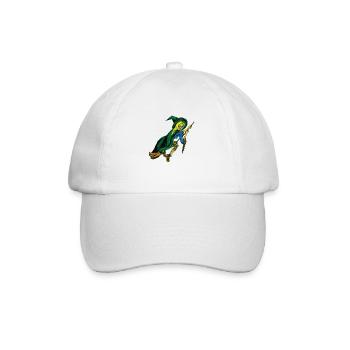 Brockenhexe - Baseballkappe - Weiß/Weiß - Vorne