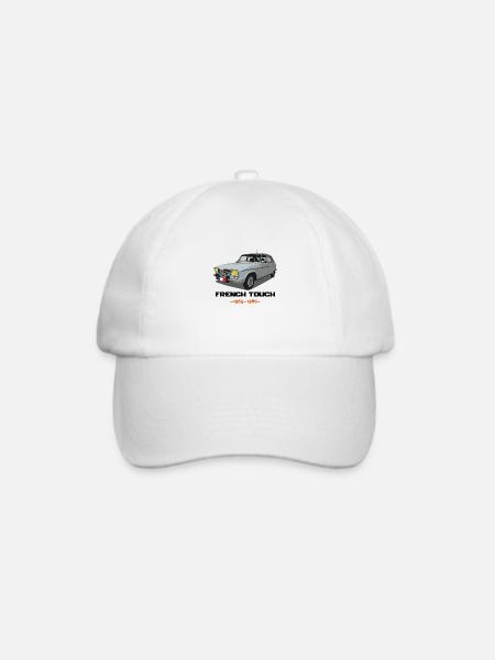 R16 Schwarz - Baseballkappe - Weiß/Weiß
