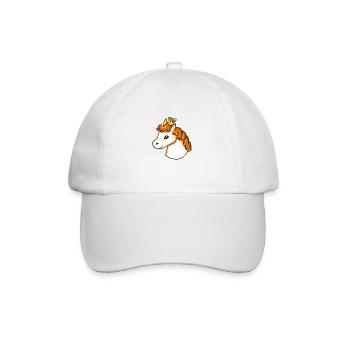 Pony Apricot - Baseballkappe - Weiß/Weiß - Vorne