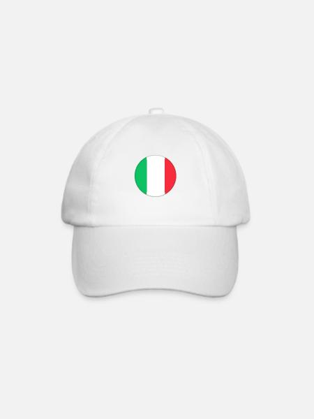Italy - Baseballkappe - Weiß/Weiß