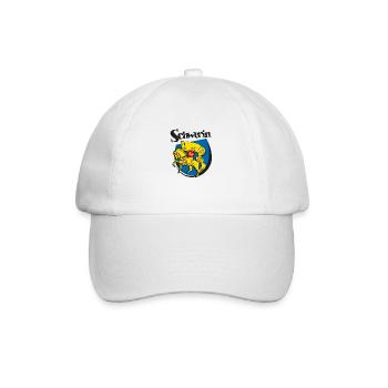 Schweriner Wappen - Baseballkappe - Weiß/Weiß - Vorne