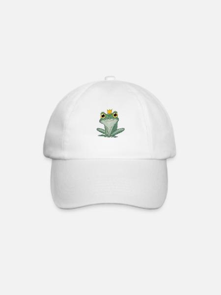 Froschprinzchen - Baseballkappe - Weiß/Weiß