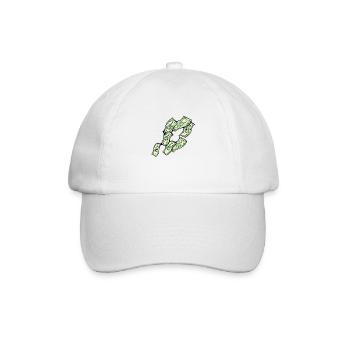 Großes Geld, das zu Ihnen für Reichtum und Wohlstand fliegt. - Baseballkappe - Weiß/Weiß - Vorne