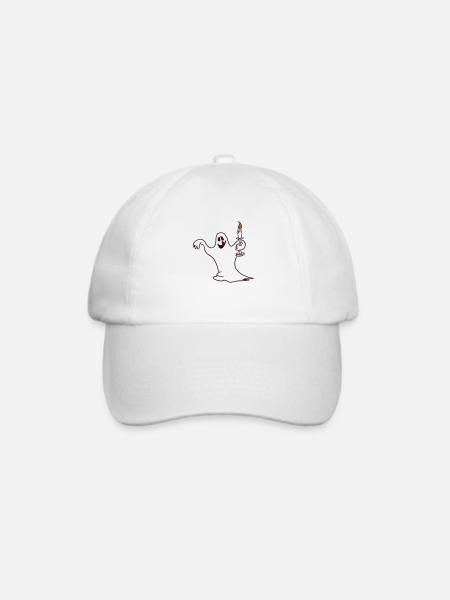 GHOST - Baseballkappe - Weiß/Weiß